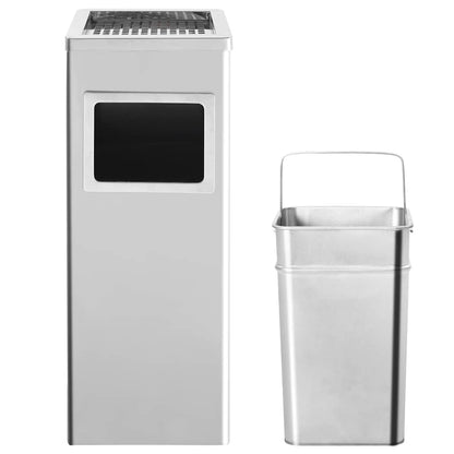 Ashtray Dustbin 36 L Stainless Steel