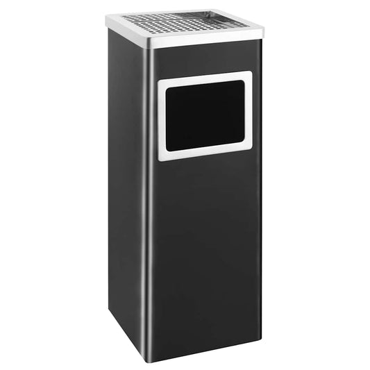 Ashtray Dustbin 36 L Steel Black