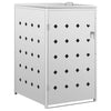 Single Wheelie Bin Shed 240 L Stainless Steel