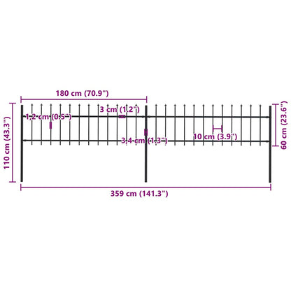 Garden Fence | Steel | Sturdy | Rectangular | Modern