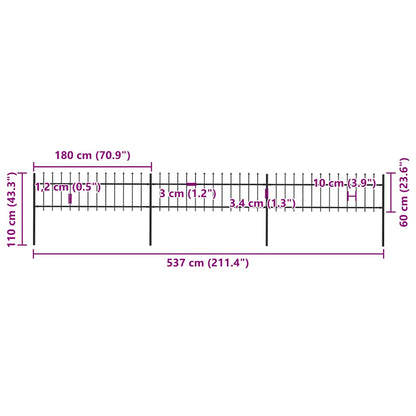 Garden Fence | Steel | Sturdy | Rectangular | Modern