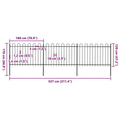 Garden Fence | Steel | Tough | Modern