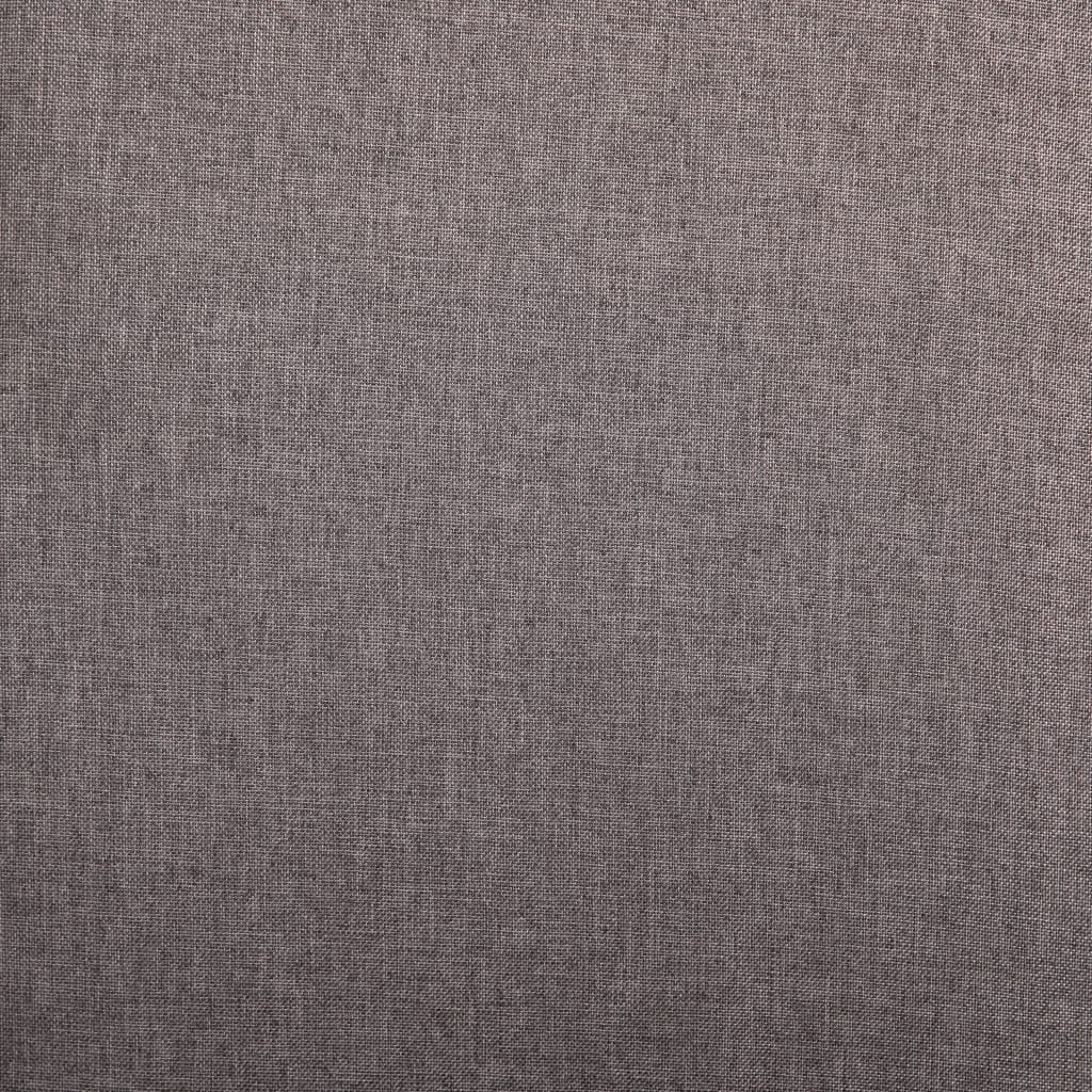 Dining Chairs 6 pcs Taupe Fabric