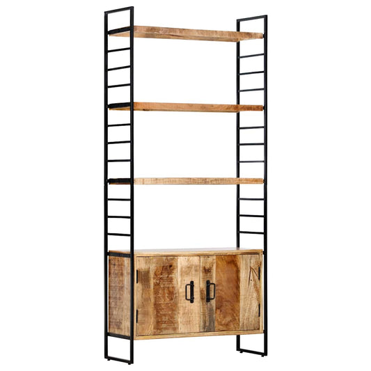 Bookcase | Rough mango wood and black