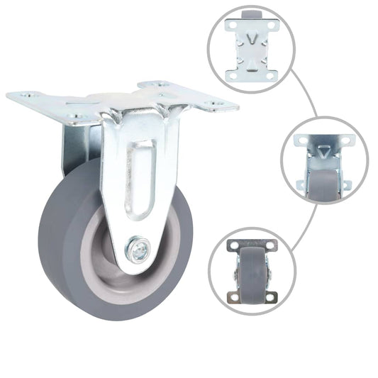 8 pcs Fixed Casters 50 mm