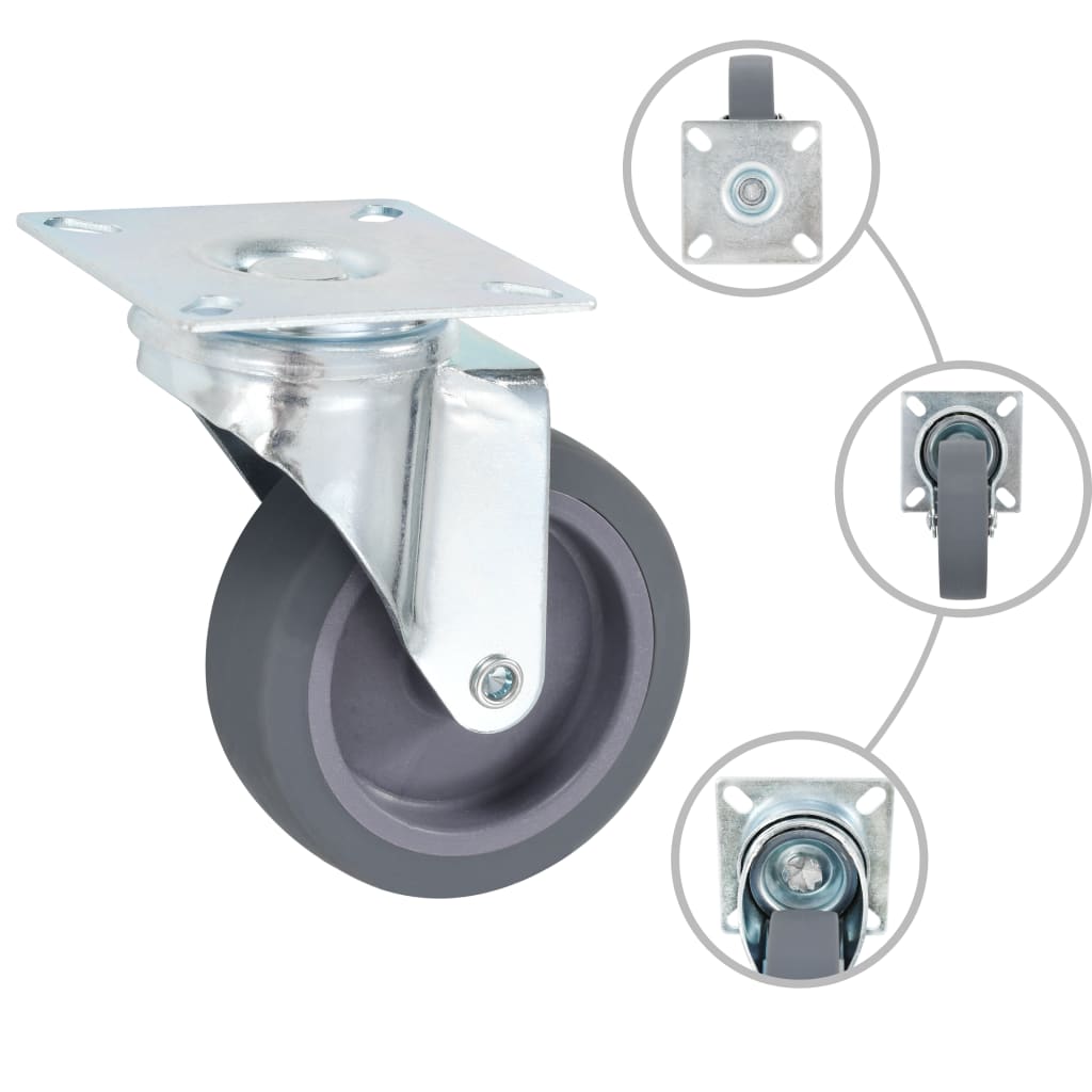 8 pcs Swivel Casters 75 mm