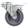 12 pcs Bolt Hole Swivel Casters 75 mm