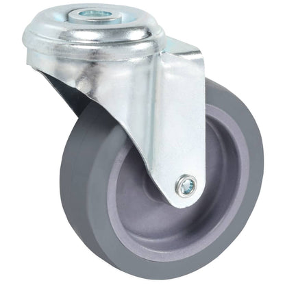 8 pcs Bolt Hole Swivel Casters 75 mm