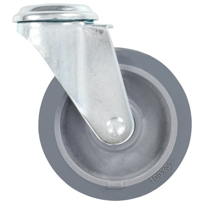 24 pcs Bolt Hole Swivel Casters 100 mm