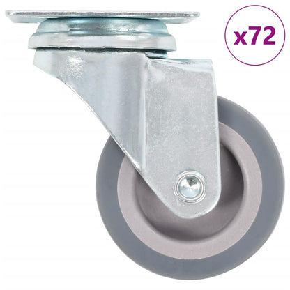 72 pcs Swivel Casters 50 mm
