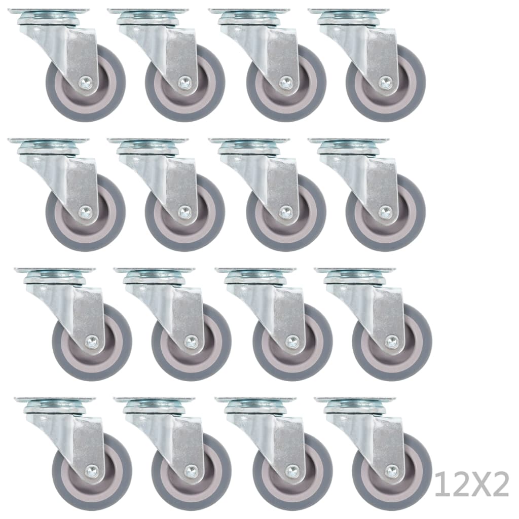 96 pcs Swivel Casters 50 mm