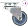 8 pcs Twin-wheel Swivel Casters 50 mm