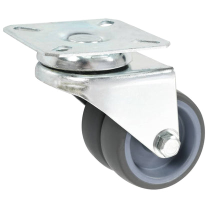 8 pcs Twin-wheel Swivel Casters 50 mm
