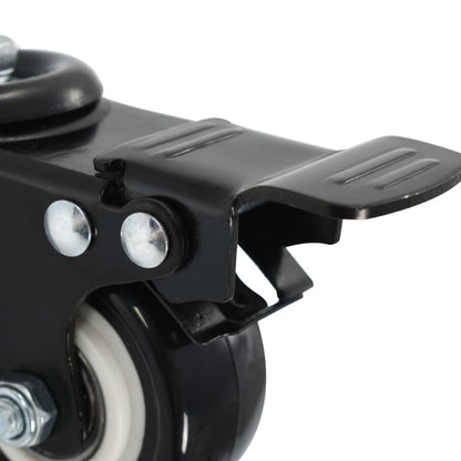 16 pcs Swivel Casters with Brakes 50 mm