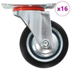 16 pcs Swivel Casters 75 mm