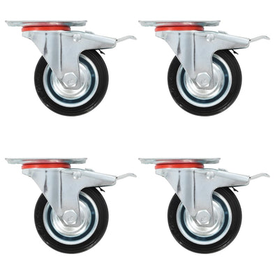 16 pcs Swivel Casters 75 mm