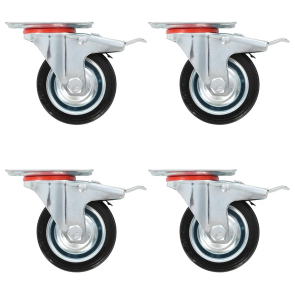 16 pcs Swivel Casters 75 mm