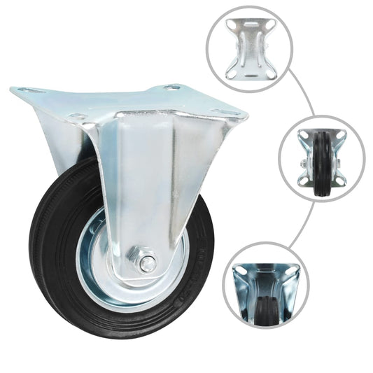 24 pcs Fixed Casters 100 mm