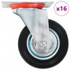 16 pcs Swivel Casters 100 mm