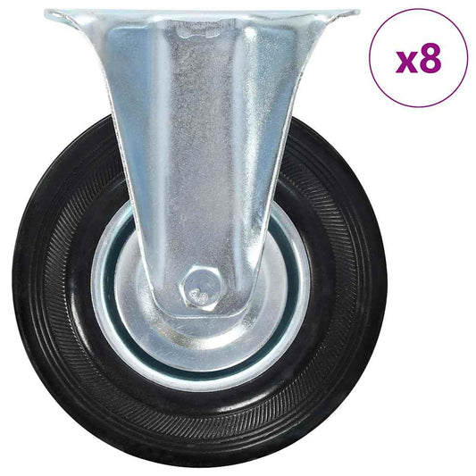8 pcs Fixed Casters 125 mm