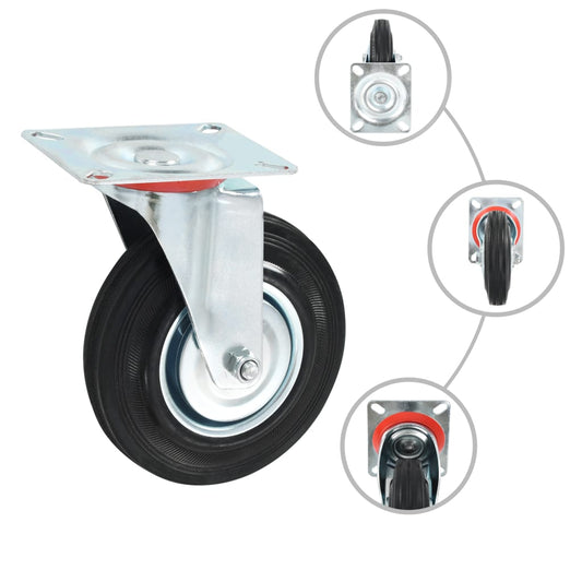 24 pcs Swivel Casters 125 mm