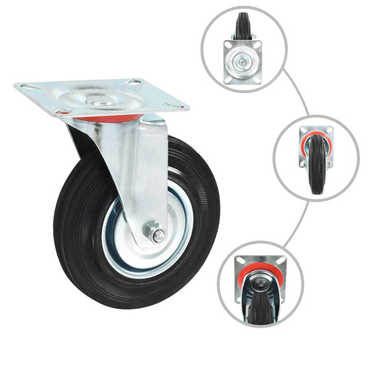 32 pcs Swivel Casters 125 mm