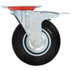 16 pcs Swivel Casters 125 mm