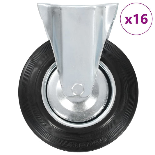 16 pcs Fixed Casters 200 mm