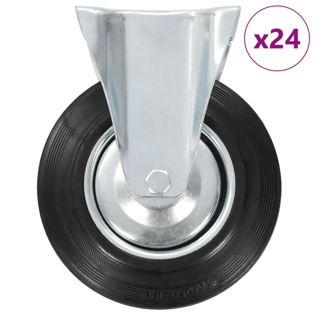 24 pcs Fixed Casters 7.87 " (6x143453)