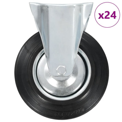 24 pcs Fixed Casters 7.87 " (6x143453)