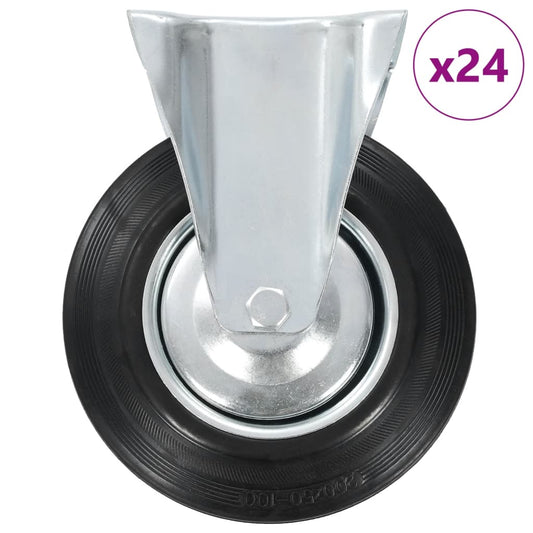 24 pcs Fixed Casters 7.87 " (6x143453)