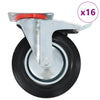 16 pcs Swivel Casters 200 mm