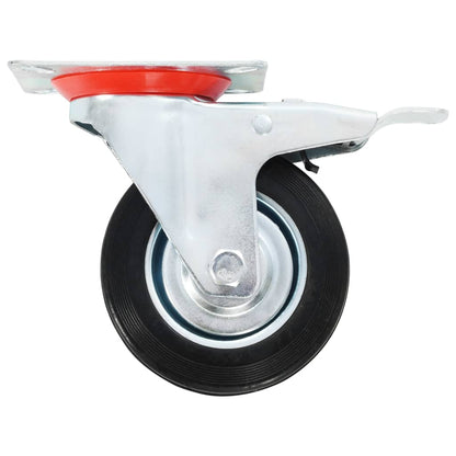 8 pcs Swivel Casters 100 mm