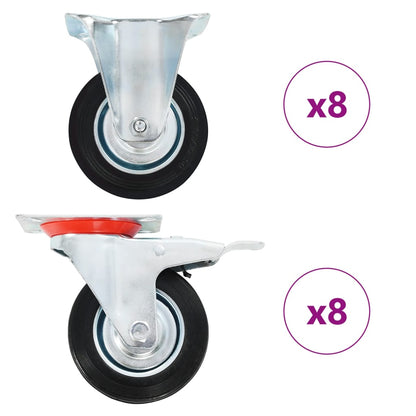 16 pcs Casters 100 mm