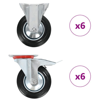 12 pcs Casters 160 mm