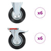 12 pcs Casters 200 mm