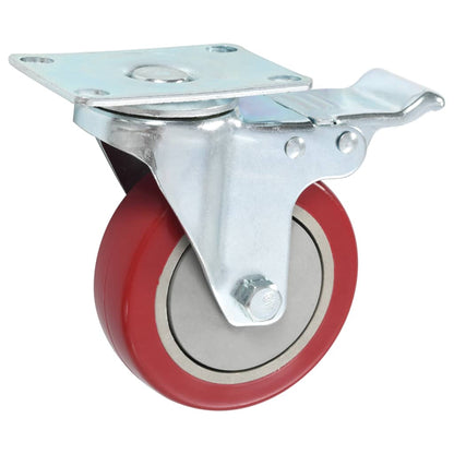 12 pcs Swivel Casters 100 mm