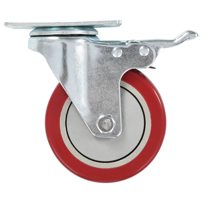 12 pcs Swivel Casters 100 mm