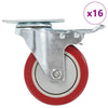 16 pcs Swivel Casters 100 mm