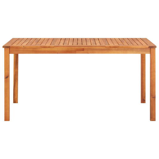 Dining Table | Natural | Solid Acacia Wood | 150 x 90 x 74 cm | Hardwood
