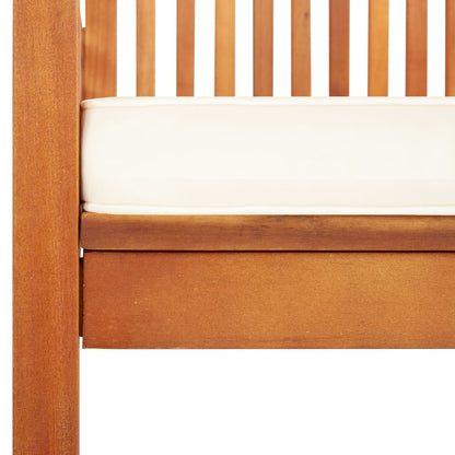 Patio Dining Chair with Cushion Solid Acacia Wood