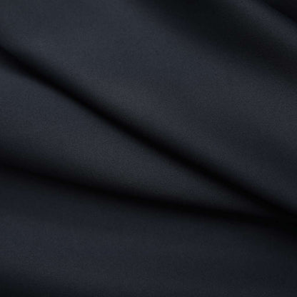 134414 vidaXL Blackout Curtains with Hooks 2 pcs Black 140x175 cm