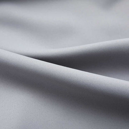 Blackout Curtains with Hooks 2 pcs Grey 140x175 cm