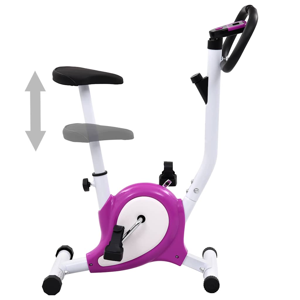 Exercise Bike with Belt Resistance Purple