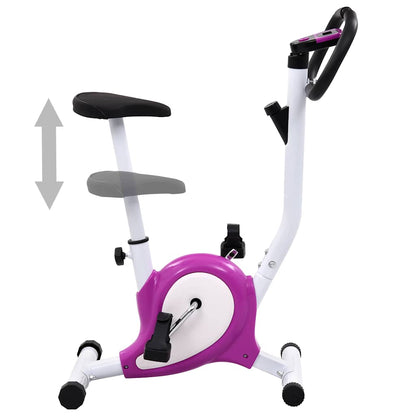 Exercise Bike with Belt Resistance Purple