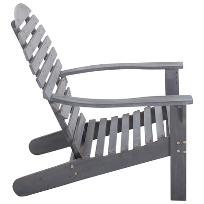 Garden Chair | Grey | Solid acacia wood | Light, easy to move