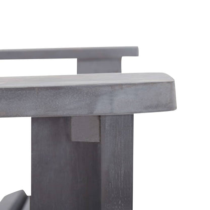 Garden Chair | Grey | Solid acacia wood | Light, easy to move