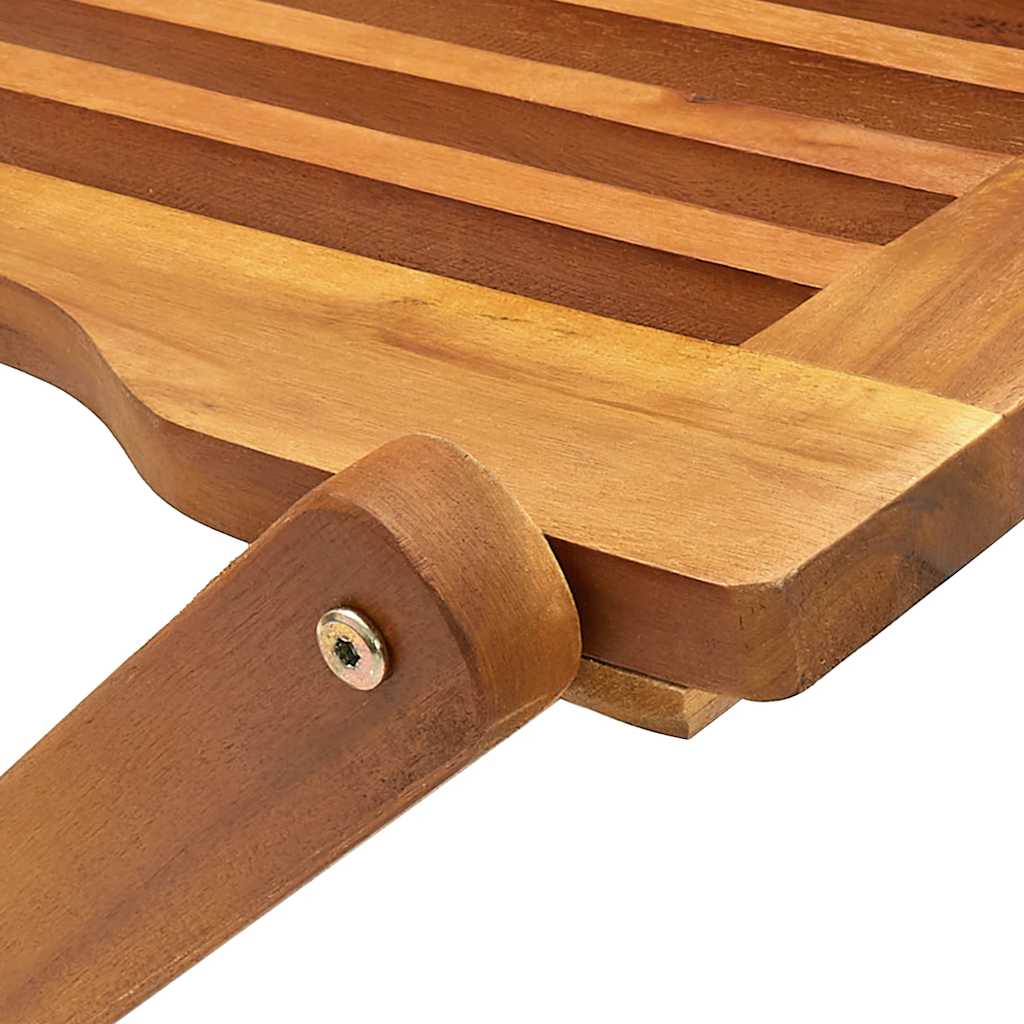 Outdoor Chair | Set of 4 | Natural | Solid Acacia wood | Standard