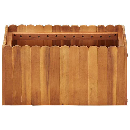 Raised Bed | Natural wood colour | Solid acacia wood | Compact | Durable