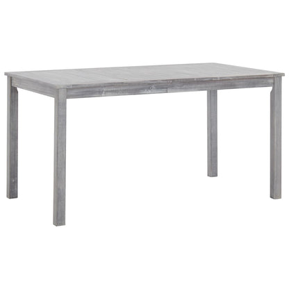 Outdoor Table And Chair | Grey Wash | Solid Acacia Wood | Large